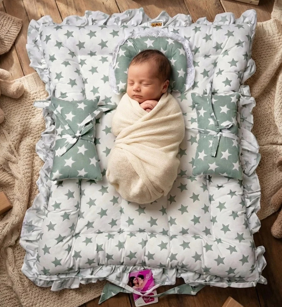 Kiddies Baby Bed – Soft & Cushioned